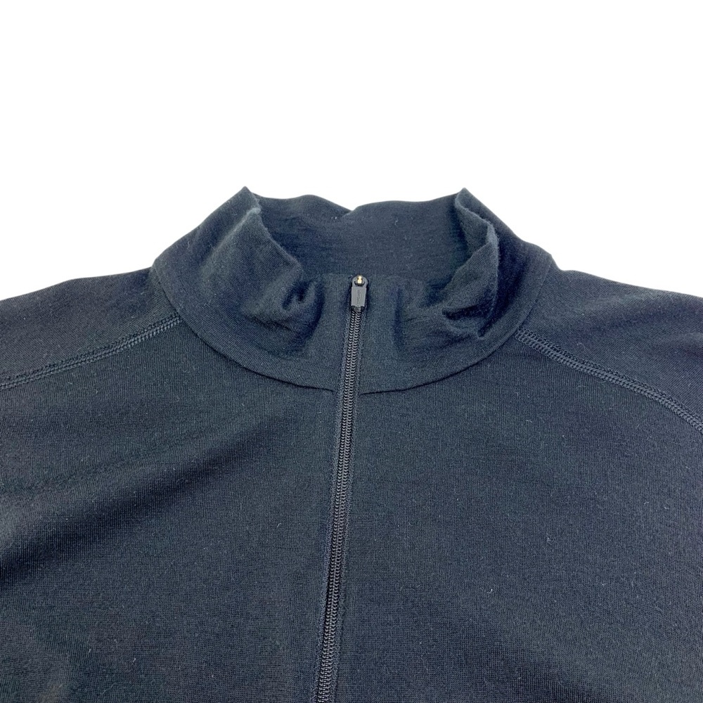 Icebreaker Merino Bodyfit 200 Black Half Zip Base Layer Top - Picture 4 of 6